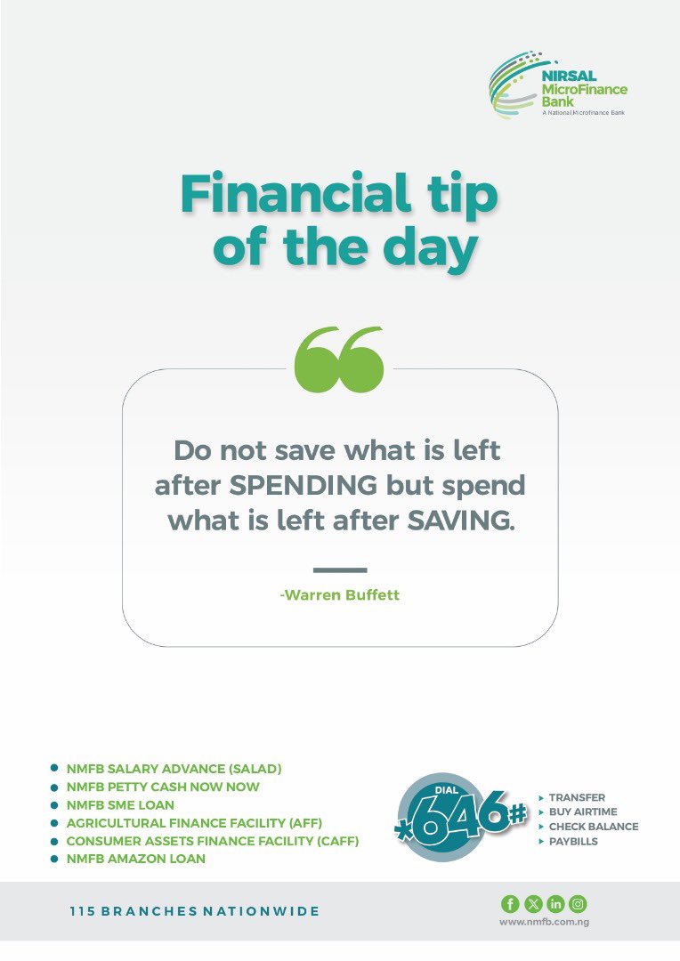 Flip your savings strategy! Start by prioritizing saving before spending. Your future self will thank you! #FinancialTip #MoneyManagement #mondaymotivation #nmfbcares #easilyaccessible