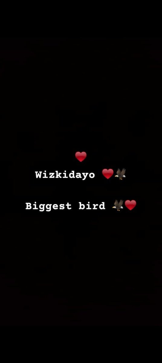 Drop a ♥️
If you love Wizkid ♥️🦅