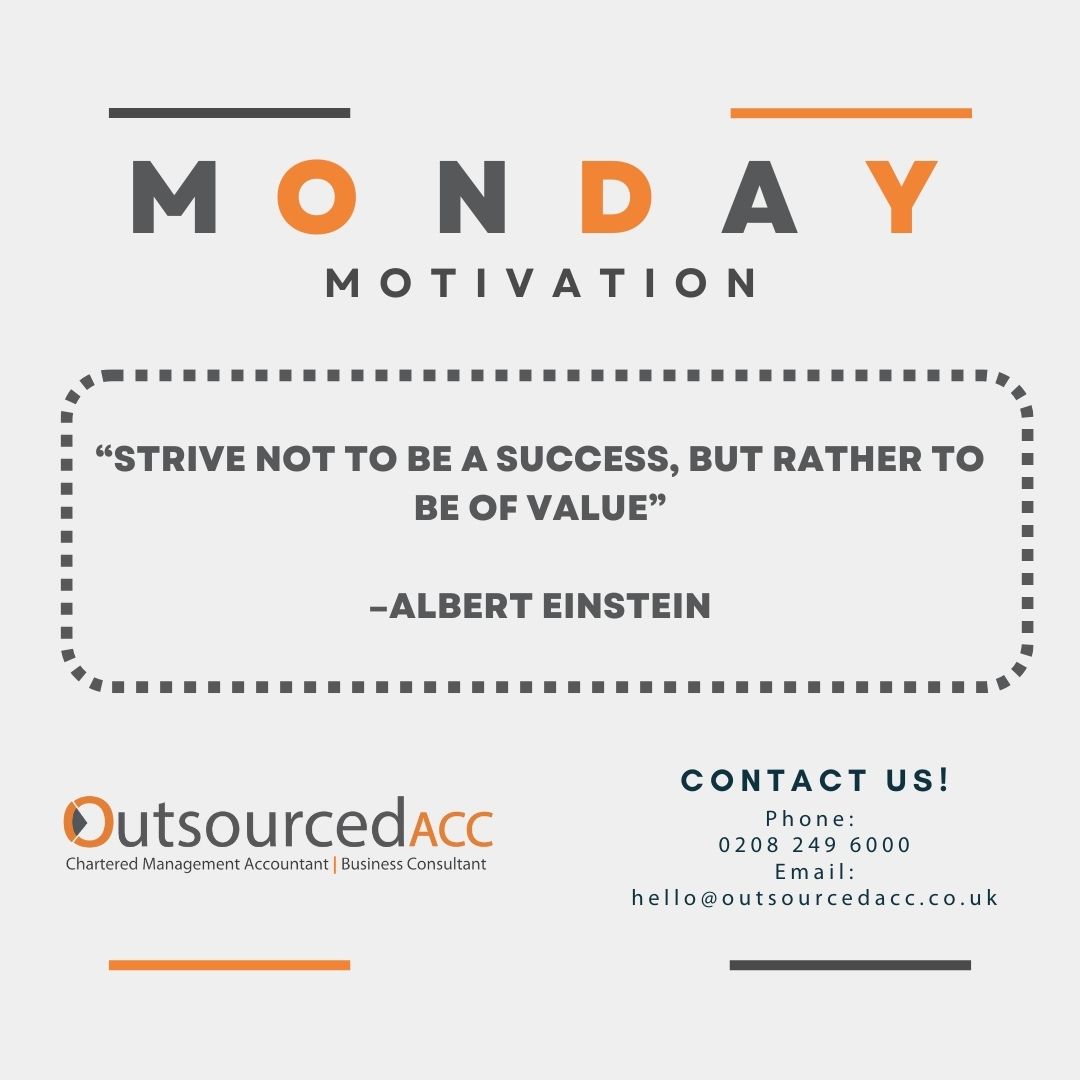 Happy Monday!
Trusting you had a fantastic weekend. Here's an inspiring quote from Albert Einstein to start your week off.
 #MondayMotivation #HappyMonday #AlbertEinstein #MotivationalQuotes