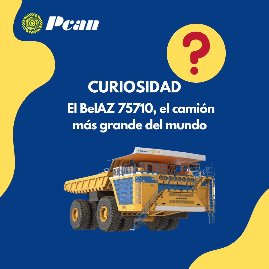 pcan7islas's tweet photo. #curiosidad El BelAZ 75710 es camión🚛 más grande del mundo, fabricado en Bielorrusia. Tiene una capacidad de carga de hasta 450 toneladas y puede transportar desde minerales hasta equipos pesados🪨.
#MuchoMásQueGasolina #EstacionesPCAN #nosmovemosporCanarias #canarias #PCAN https://t.co/qBXoC3EiOl