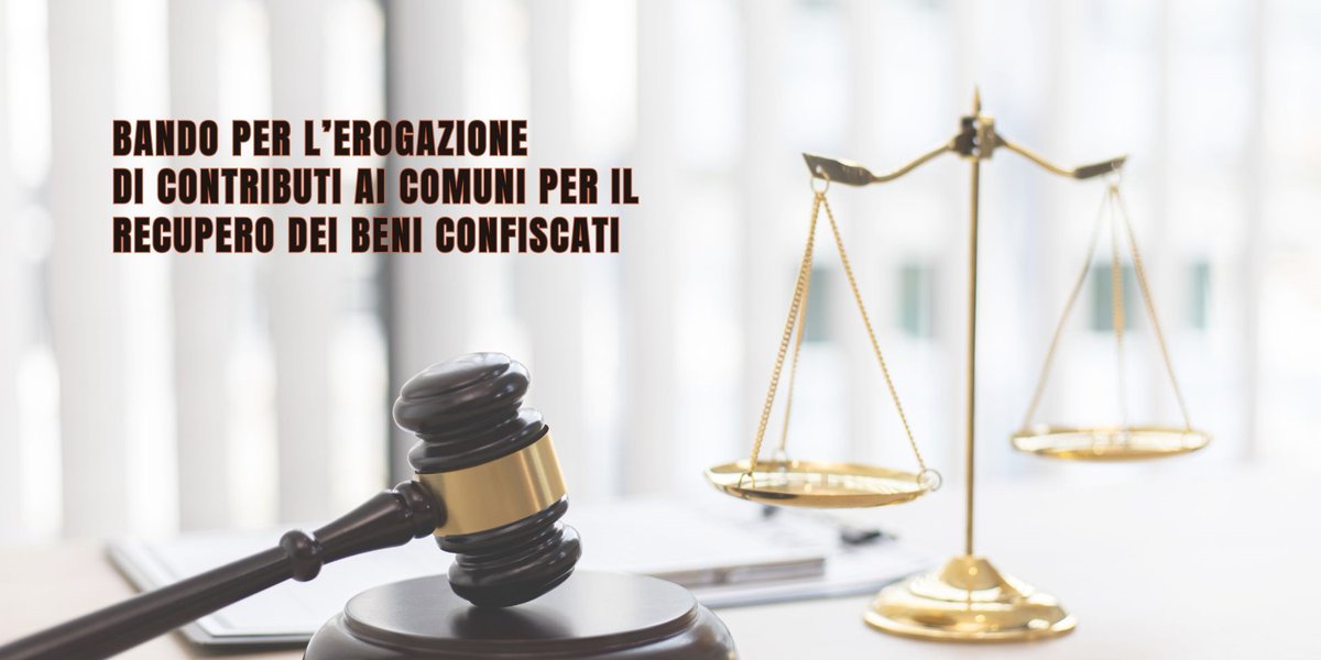 Bando per l’erogazione di contributi ai Comuni del #Piemonte per il recupero dei beni #confiscati previsti – anno 2024 ⤵️ bandi.regione.piemonte.it/contributi-fin…