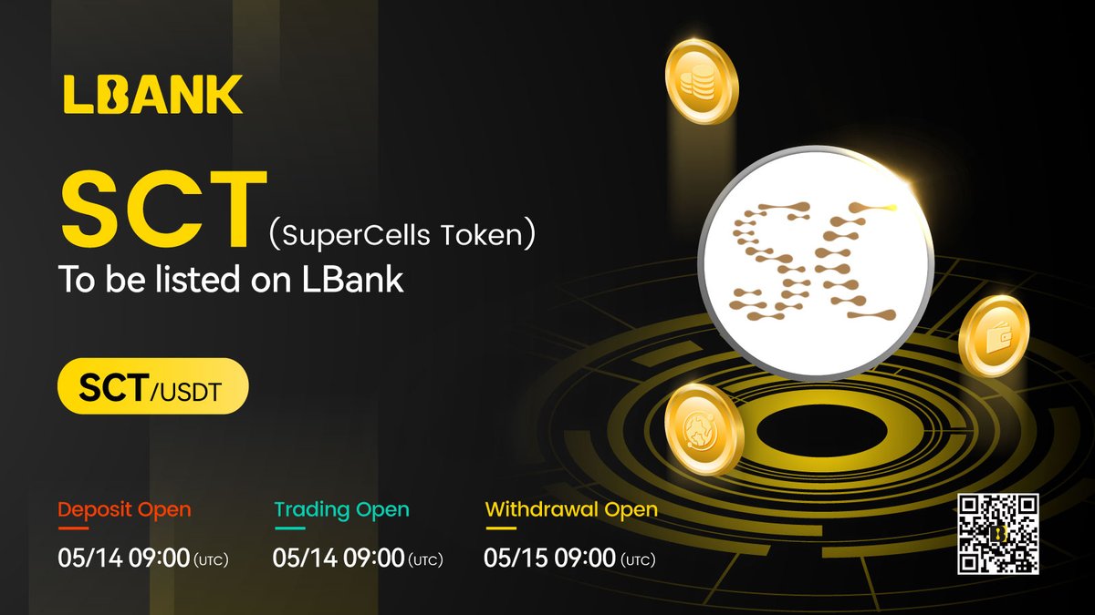 🗽New #listing

🌠 $SCT (SuperCells Token)will be listed on LBank！@super_cells

SuperCells is a currency and payment platform for stem cell therapy and beauty.

❤Details:  tinyurl.com/338mzb8s