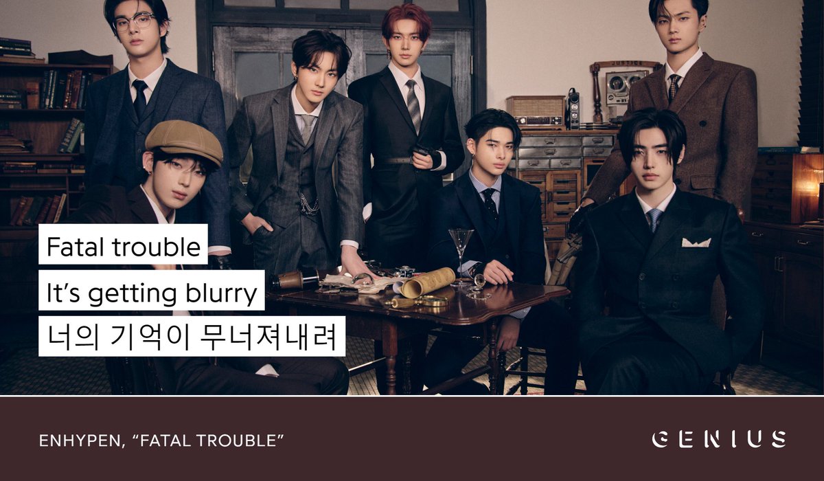 ENHYPEN (@ENHYPEN_members) has released a special album inspired by their webtoon series #DARKMOON! Check out the lyrics to 'Fatal Trouble' from #MEMORABILIA on Genius now! #FatalTrouble #엔하이픈 🔗genius.com/Enhypen-fatal-…