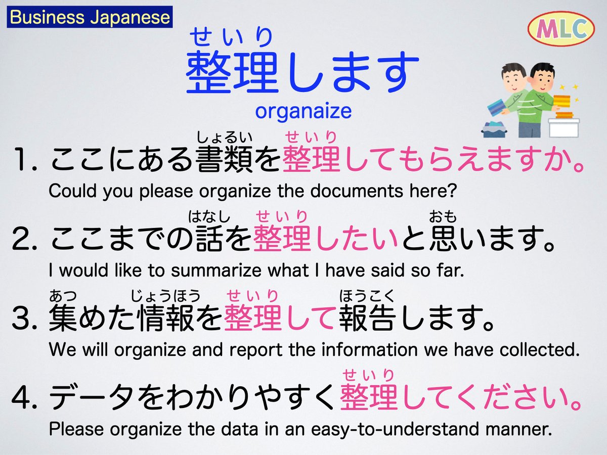 Business Japanese mlcjapanese.co.jp #japaneselanguage #nihongo #studyjapanese #learnjapanese #japanesegrammar #nihongo #にほんご #日本語 #日本語勉強 #ビジネス日本語