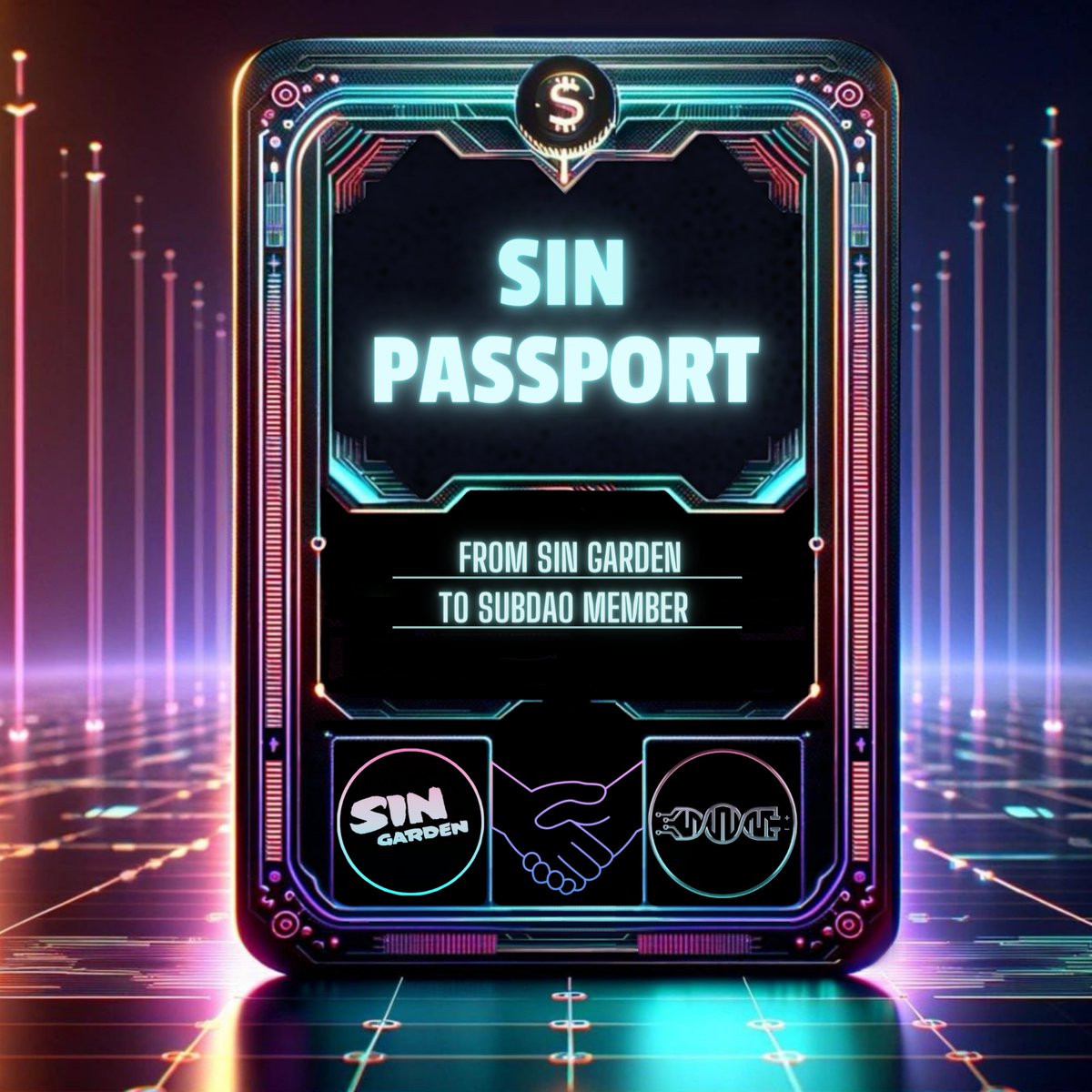 Long-awaited news on joining SubDao Sin Garden.

Dear applicants for joining the DAO, today you found an NFT passport in your wallet, congratulations, next week you will have the opportunity to deposit this NFT as collateral and join the SubDao Sin Garden in the POSTHUMAN DAO.