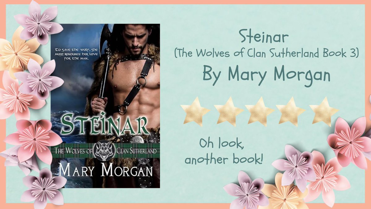 I have just finished reading Steinar (The Wolves of Clan Sutherland Book 3) by @m_morganauthor and I thought it was brilliant. Click on the link to read my 5 star review.

ohlookanotherbook.blogspot.com/2024/05/book-r…

#ParanormalRomance #Vikings #BookReview #Romance