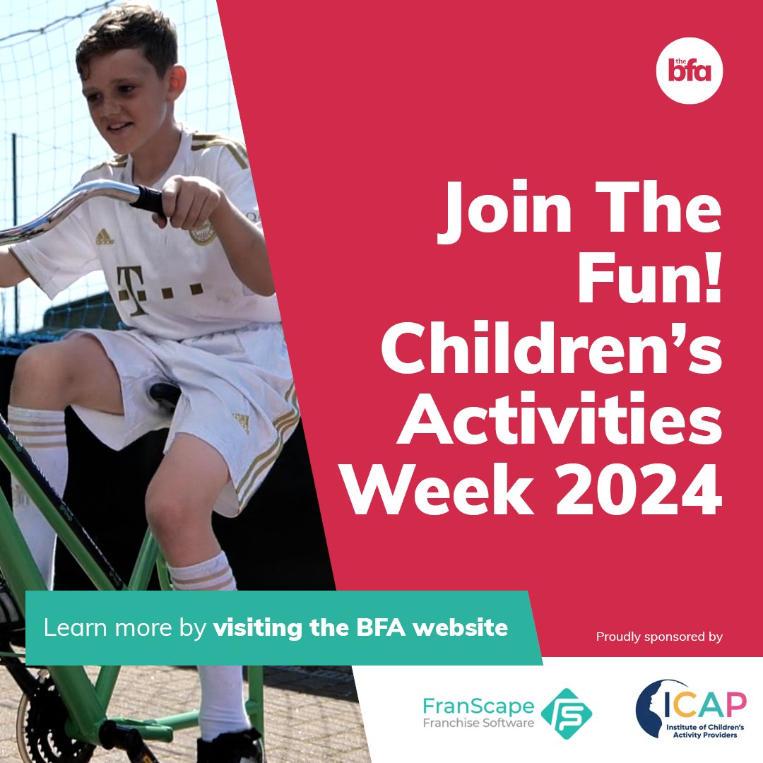 🚀 Get ready to launch into fun! 🌟National Children’s Activities Week is back for 2024, celebrating kids' activities and supporting Caudwell Children. Read more about which of our members support Children's Activities - thebfa.org/bfa-campaigns/… #WatchMeFly #CAW2024 #BFA