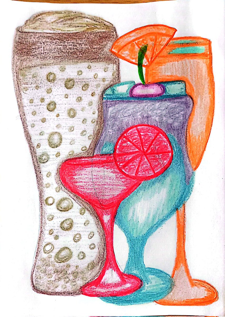 #May2024
#cocktail 
Day 13 Draw cocktail 
'A cocktail done right can really show your guests that you care.' 
#DannyMeyer
#gratitudetherapy
#manifestationtherapy 
#drawingtherapy
#coloringtherapy
#mandalarttherapy
#mindfulnesstherapy
#doddlearttherapy
#animedrawingarttherapy