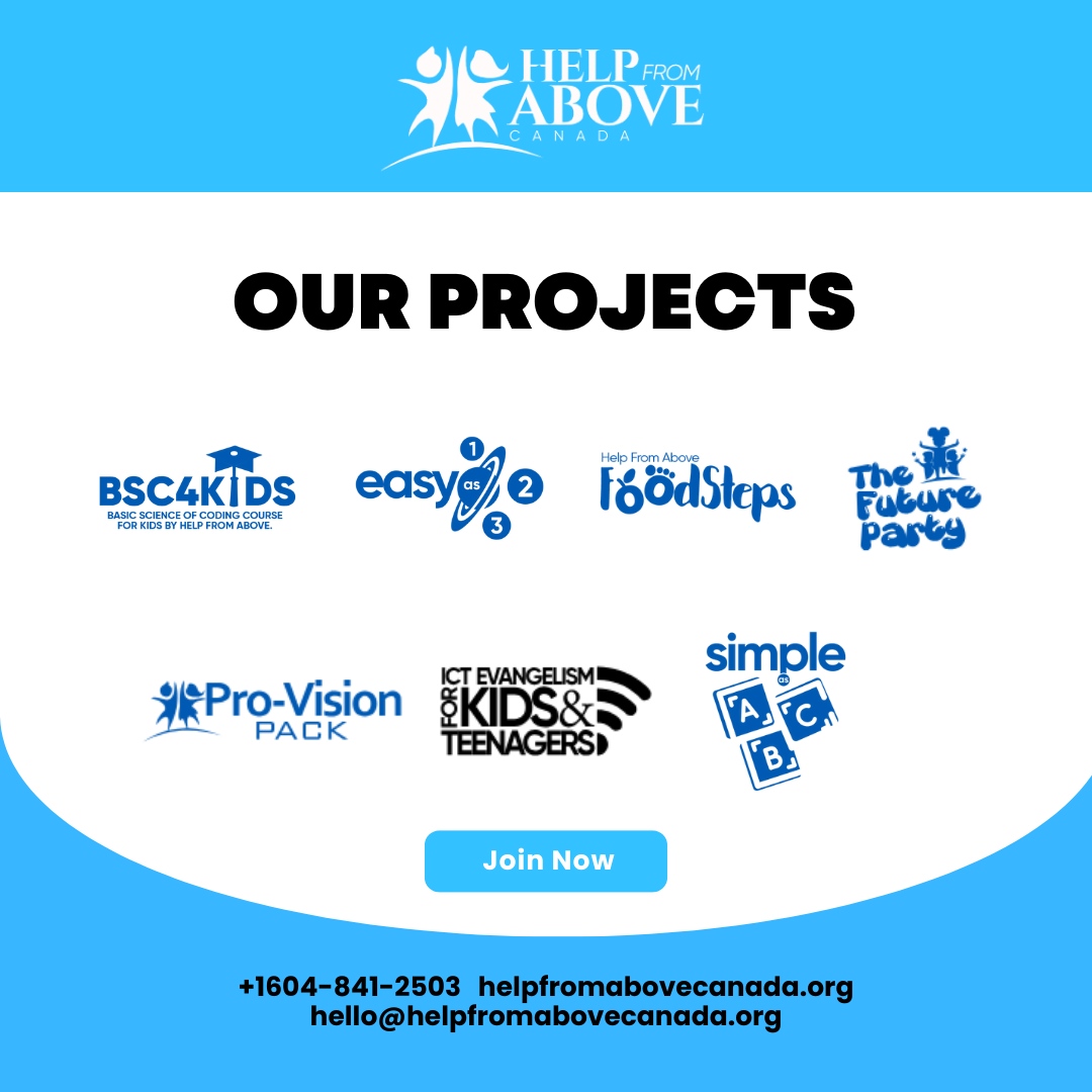 helpfromaboveCA's tweet photo. Join projects with inclusive community, because together, we can achieve so much more and create a world where every child has the opportunity to succeed. 

Join our community of changemakers and make a difference today! 💪

📧hello@helpfromabovecanada.org
📞+1604-841-2503 https://t.co/Kk2Gt3meBX