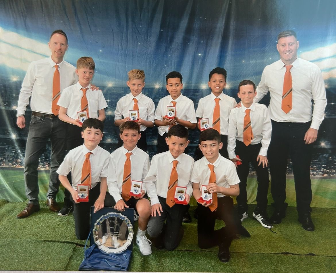 CONGRATULATIONS to our U10’s Ajax who picked up their League winners trophy and medals for the second consecutive season at the Northumberland Football Leagues presentation 🏆

The lads have been outstanding again this season and as always massive thanks to the coaches