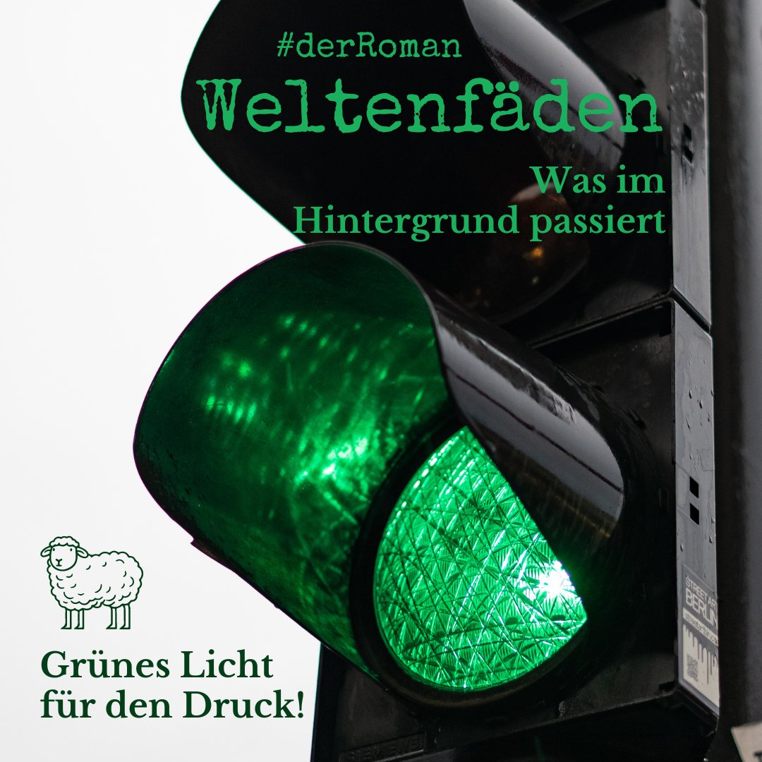 BirgitSusemihl's tweet photo. Fertig - nach dem letzten Durchsehen der Druckfahnen gab's grünes Licht für den #Druck meines #Jugendfantasy-Romans "Weltenfäden"! Ich kann's kaum abwarten, ihn als Hardcover in der Hand zu halten. #fantasy #debüt #derroman #phantastik #jugendbuch #weltenfäden #schafe #schafroman https://t.co/fY10XhMIxF