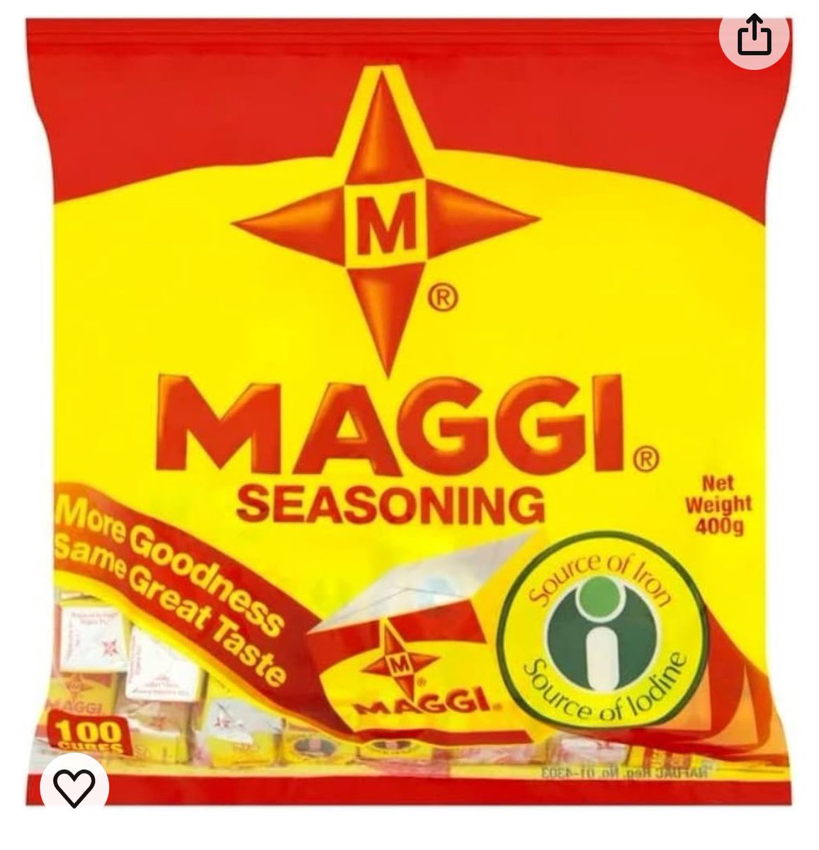 Good! I’ll add a couple maggi seasoning cubes on top 😊