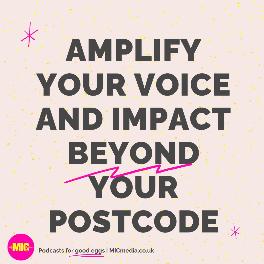 Social impact orgs and businesses, amplify your impact now! Podcasts bypass borders & connect you with a global audience! Share stories, expertise & inspire change on a larger scale Drop us a line to discover how we can help you and your #podcast #socialimpact #GrabTheMIC