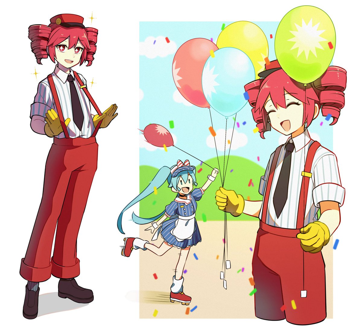 テトさんの衣装とても良いですね テーマパークにいて欲しい #メズマ