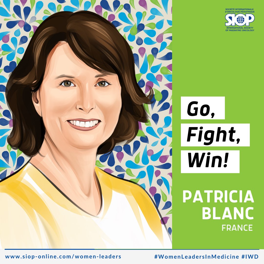 We celebrate women leaders in #PaediatricOncology and honor Ms. Patricia Blanc (France), a bereaved mother, who founded @ImagineforMargo Association, supporting childhood cancer research!

>> Read her story here: tinyurl.com/5ytzta9f

@worldSIOP

siop-online.org/women