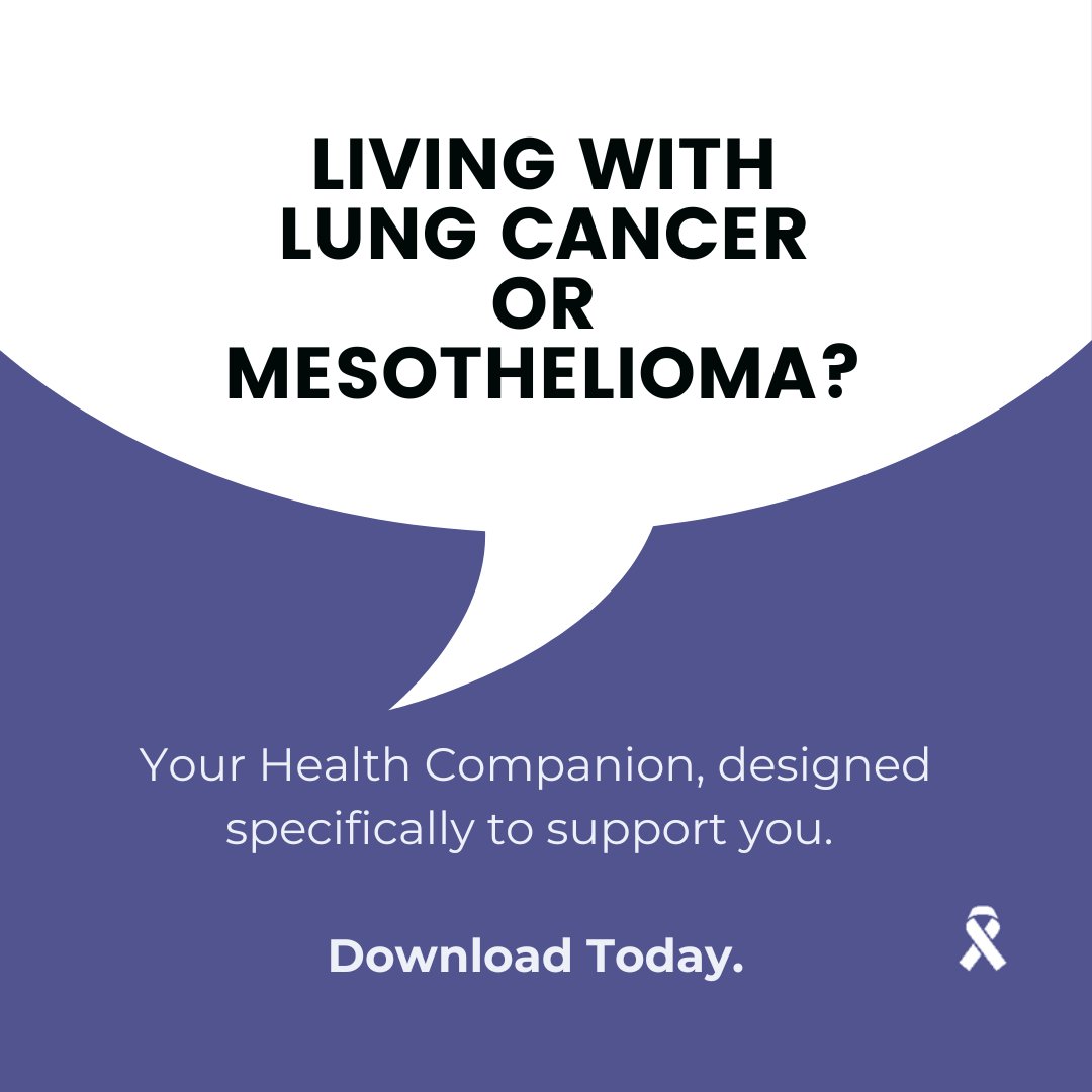 There are two versions of Your Health Companion: One specifically for #LungCancers One specifically for #Mesothelioma If you are living with either of these conditions, the digital diary can offer valuable support and insight. More: health-companion.me/more-on-your-h…