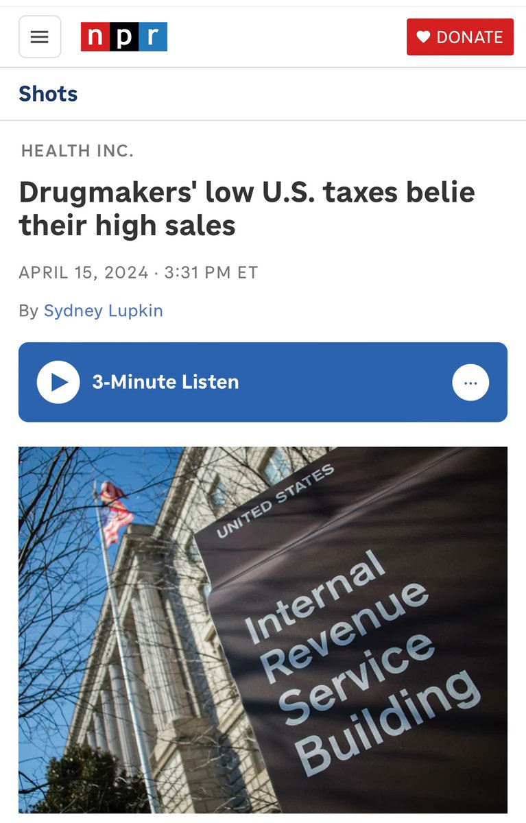Pfizer to pay $0 in taxes, despite 58.5 billion in income as they claim to lose money in the U.S. #PharmaKilker #VaccineHarms #PfizerKills
