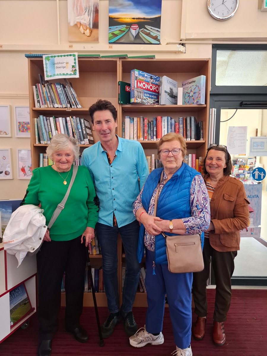 We were delighted to host Niall de Búrca at Portumna Public Library last week for Bealtaine Festival. Wonderful stories of ancient Ireland, the banshee and the púca delighted the audience.
#bealtaine2024 #storytelling #nialldebúrca #atyourlibrary