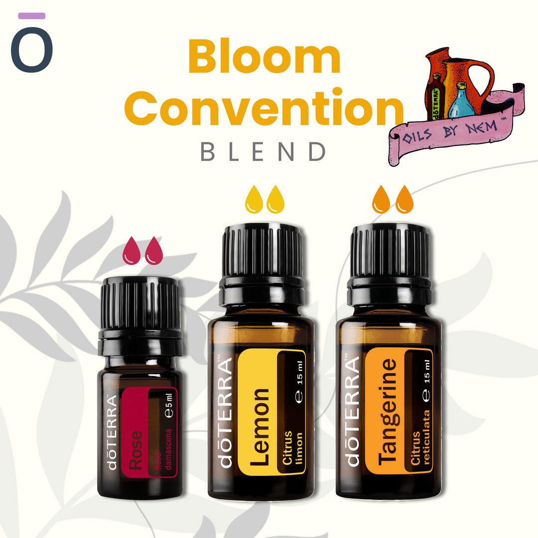 Bloom Convention is just around the corner! ✨🌸 Ahead of the year’s most anticipated event, why not immerse yourself in this citrus blend made in honor of Convention? ☀️ 
#doTERRAEurope #OilsByNem #EssentialOils #Wellness #Oils4Life #BloomConvention #OilEssentialist #OilUp~!