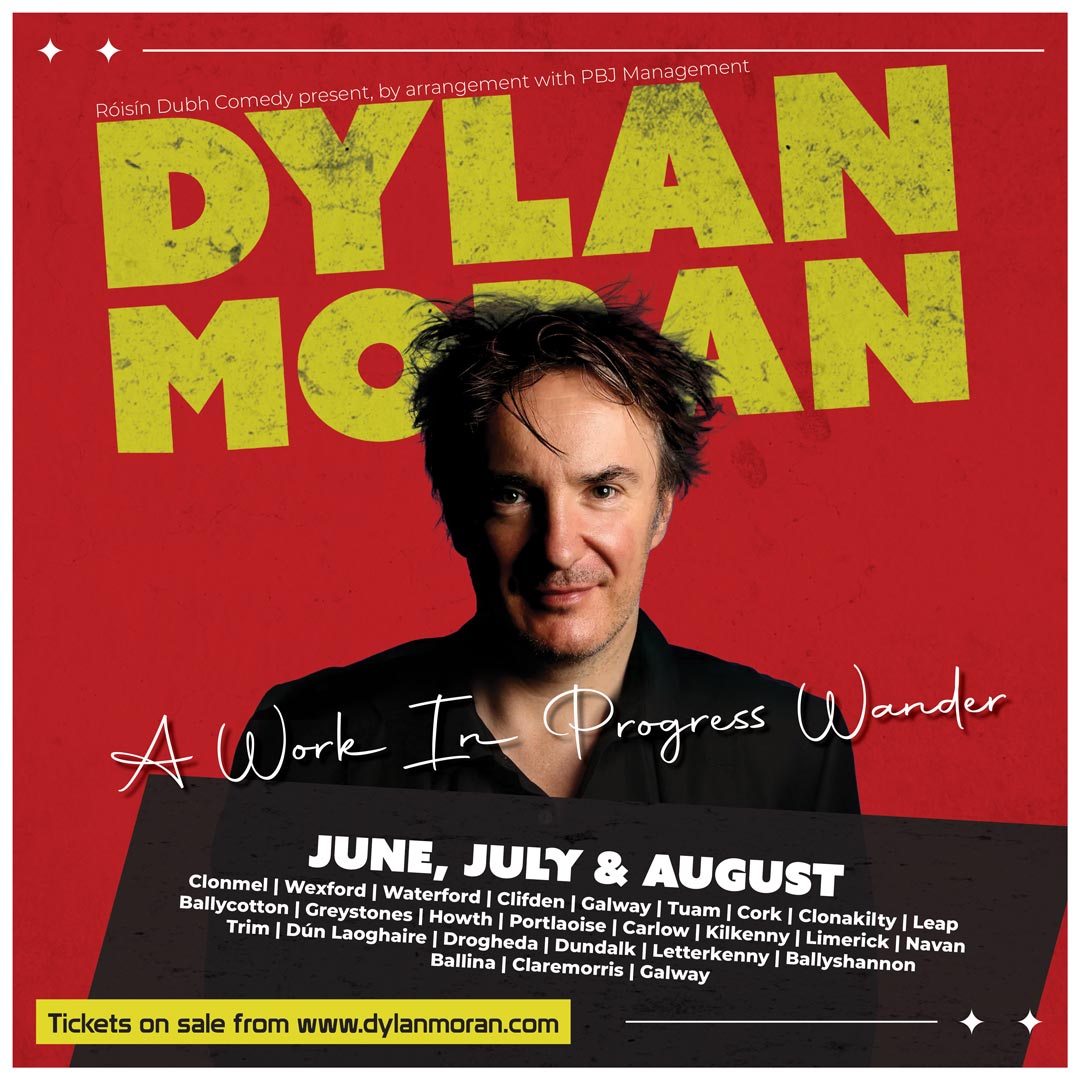 🎟️ TICKETS ON SALE: Dylan Moran The BAFTA and Perrier award-winning comedian is hitting the highways & byways of Ireland this summer to work out his latest hour of brand new material Sun 28 Jul, Pavilion Theatre Booking: tinyurl.com/DylanMoran24 @RoisinDubhComed @theDylanMoran