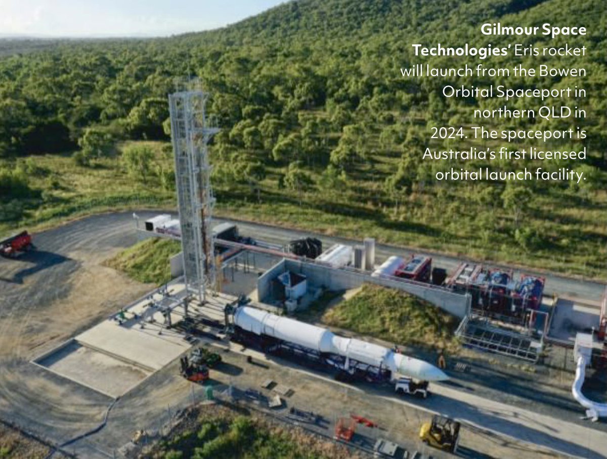 “At the Bowen Orbital Spaceport facility, in northern Queensland, the first all-Australian orbital rocket is preparing for lift-off …” 🤩 Read about Australia’s rising space ambitions in the May-June issue of @ausgeo magazine! #AdAstra 🇦🇺🚀