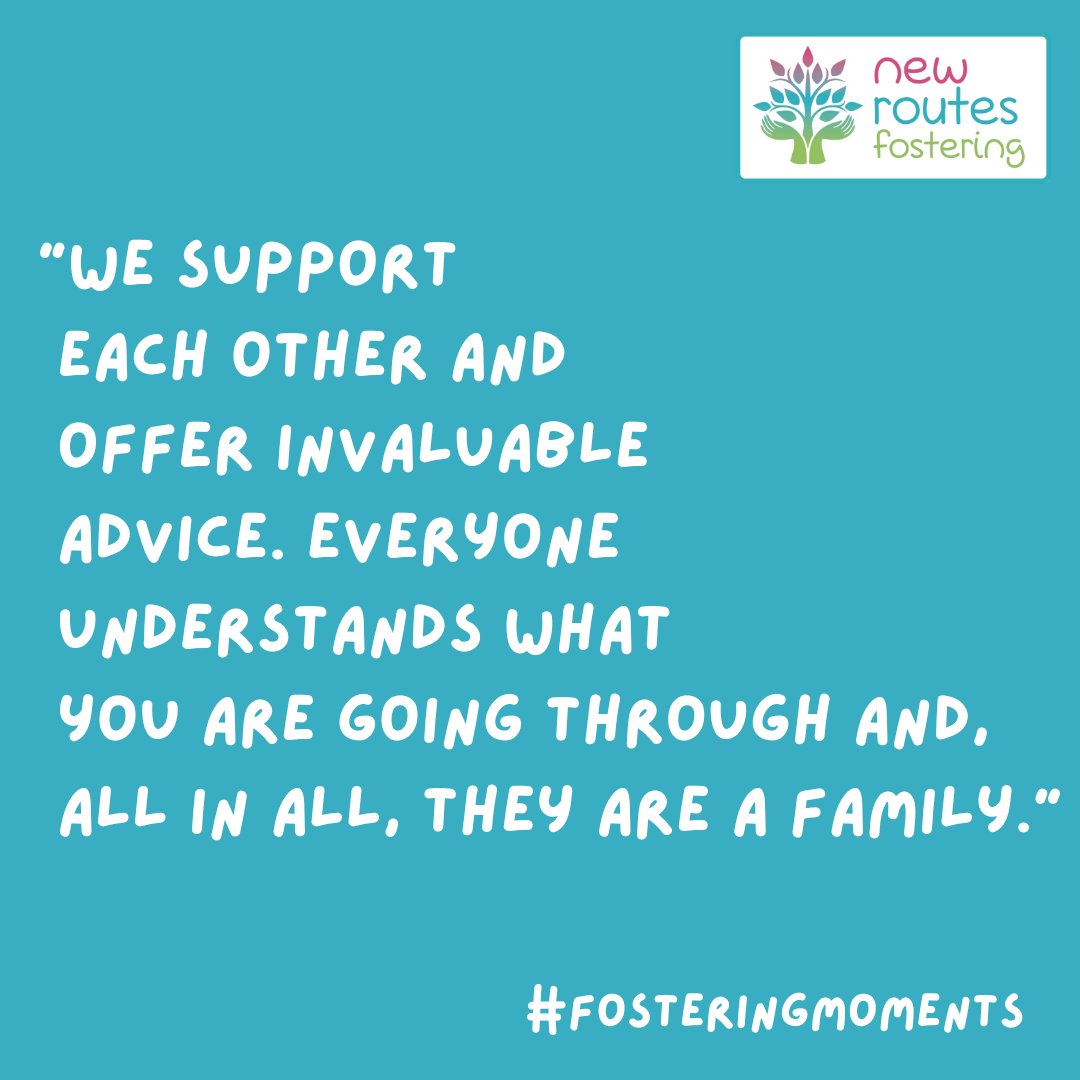 Kick starting Fostering Fortnight off with a quote from one of our foster carers! This year the focus is around celebrating the moments that define fostering journeys, big or small. How young people are made to feel safe and the memories created.⁠
⁠
#FHC #FosteringMoments