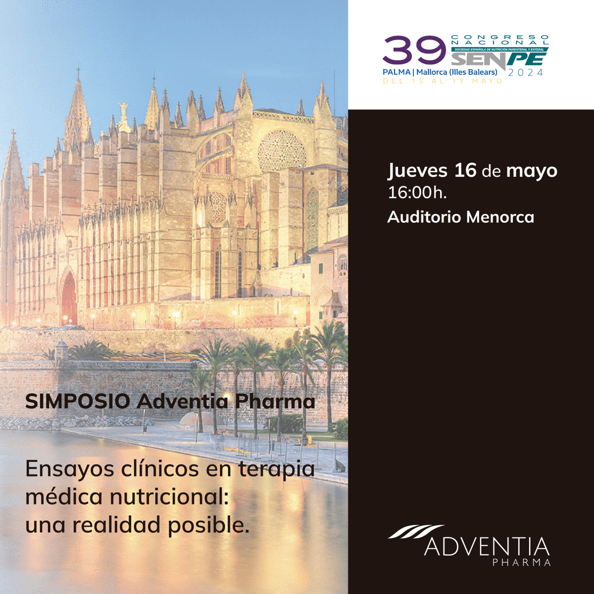 Después de meses de arduo trabajo y dedicación, es un honor para nosotros presentar los resultados de tres Ensayos Clínicos en el simposio de la <a href="/SENPE_/">SENPE</a> , de la mano de reconocidos profesionales en el campo de la #NutriciónClínica.

📆16 de mayo a las 16:00h

#SENPE2024