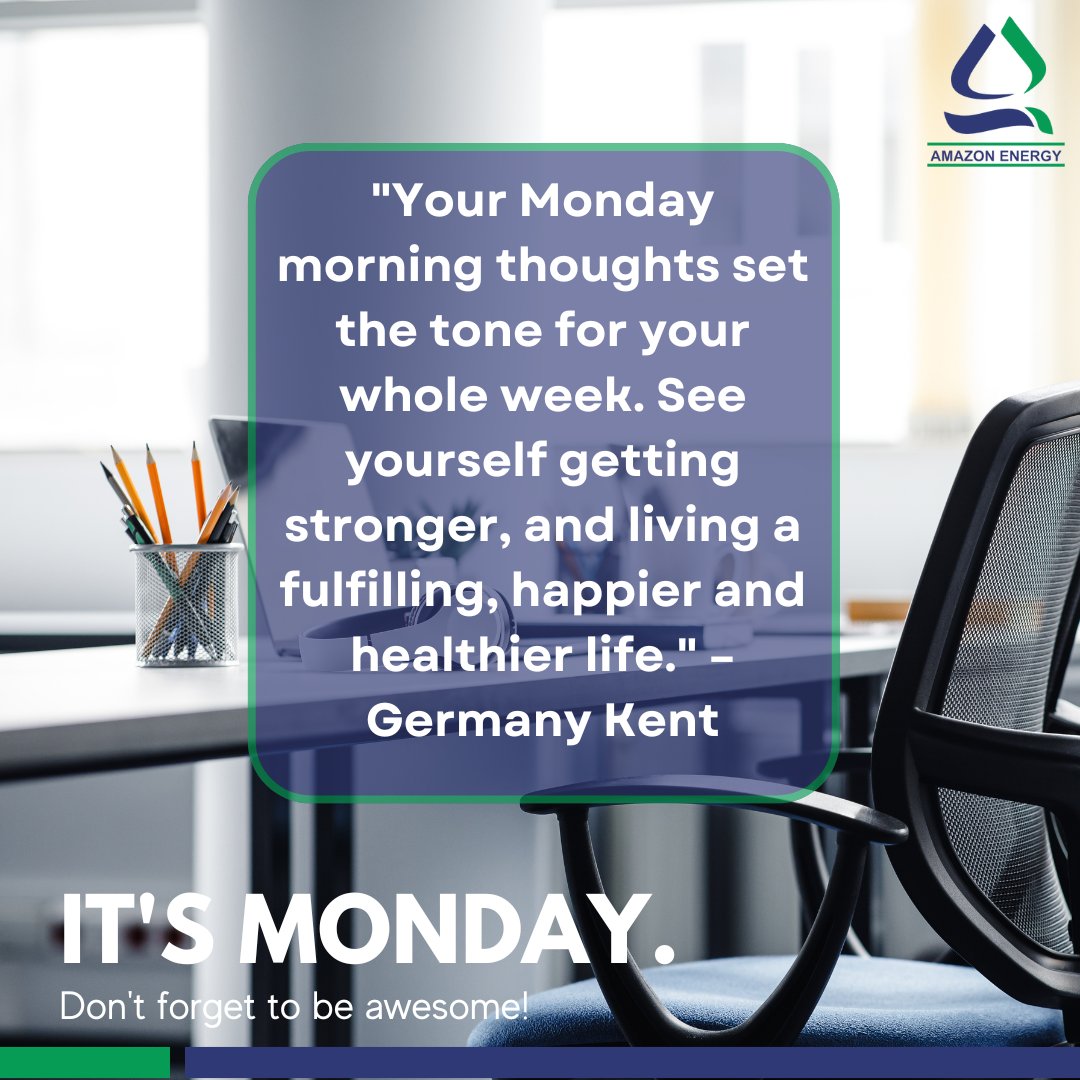 AmazonEnergyLtd's tweet image. It's Monday.

Don't forget to be awesome and do have a productive week ahead!

#AmazonEnergy

#Engineering

#oilandgas

#projects

#monday

#May13
