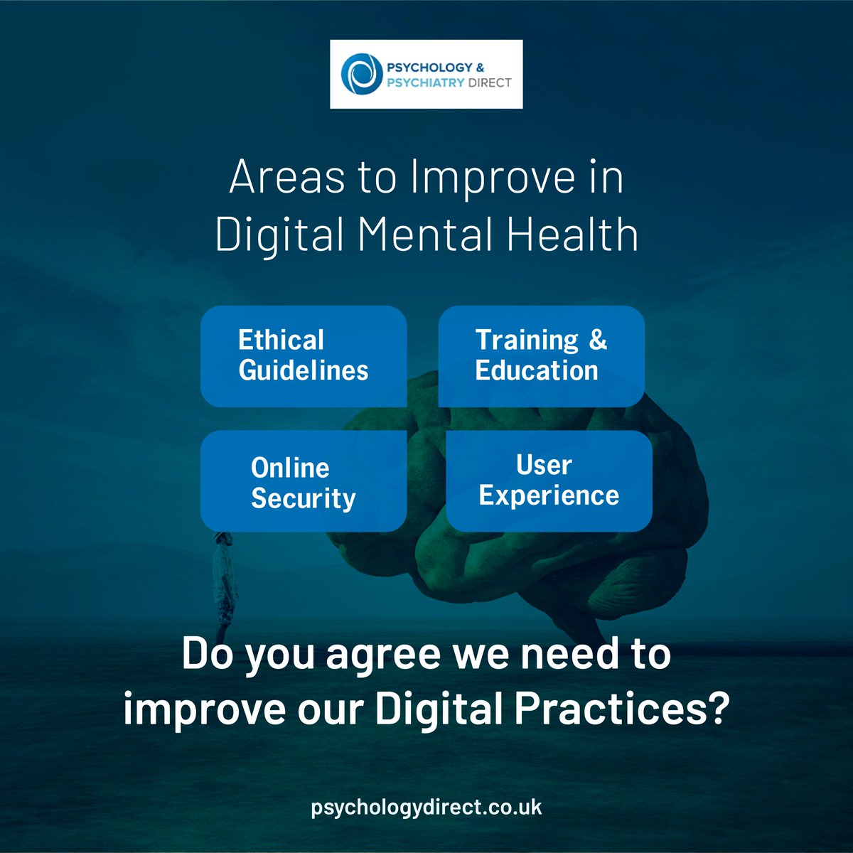 PsychDirect's tweet image. At #PsychologyDirect we assist practitioners harness the full potential of the virtual environment with #clearguidelines, continued assistance &amp;amp; the necessary security measures in place

Let&apos;s work together &amp;amp; build a future where #techserves as an ally in promoting #mentalhealth