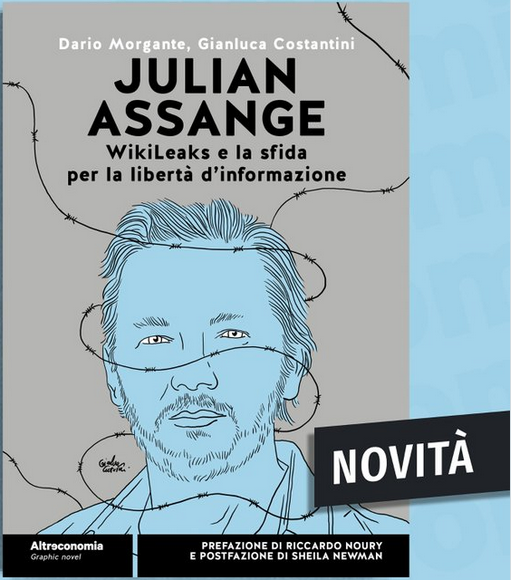 a ridosso dell'udienza del 20 maggio, che deciderà il destino di Julian #Assange, <a href="/channeldraw/">Gianluca Costantini</a> ci offre la bellezza e la delicatezza della sua arte per capire il caso attraverso il suo libro: leggetelo e diffondetelo