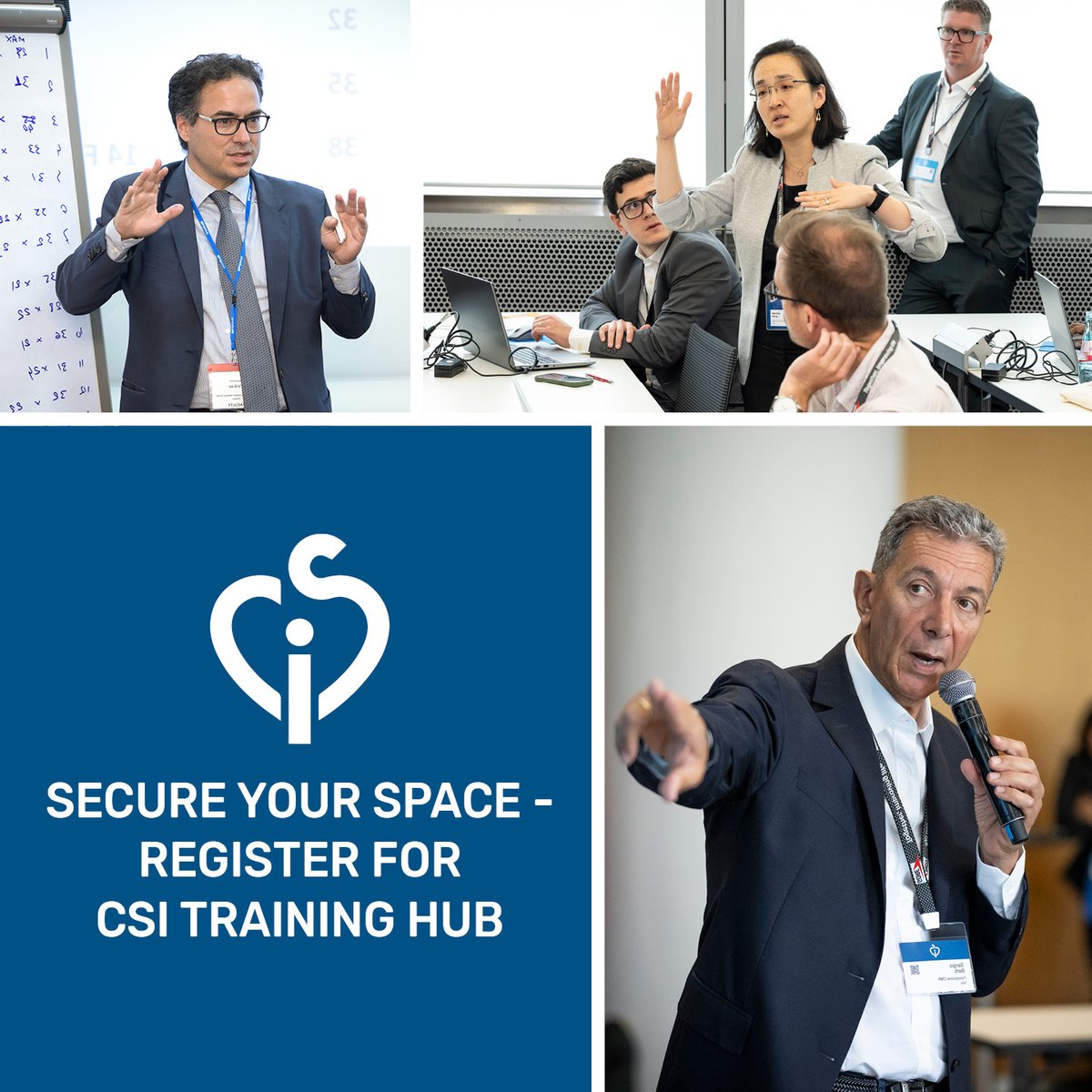 Enhance your abilities in the CSI training hub and take the opportunity to network with your colleagues, participate in our discussions and share your thoughts and experiences. The hands-on workshops have a strong focus on interventional #imaging include TEE and CT training.
