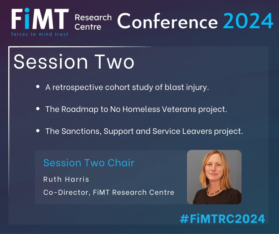 Session Two of the @FiMT_RC Conference 2024 is just starting. Chair: Ruth Harris, Co-Director of the FiMT Research Centre and @RANDEurope Full Agenda here fimt-rc.org/conference#sec… #FiMTRC2024