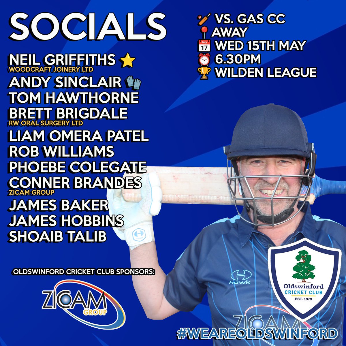 Oldswinford Cricket Club (@oldswinfordcc) on Twitter photo The teams are in & it’s time to tee off!! 🏏🔥 <a href="/WIECL_Cricket/">Wilden Industrial Estates Cricket League</a> #weareoldswinford The teams are in & it’s time to tee off!! 🏏🔥 <a href="/WIECL_Cricket/">Wilden Industrial Estates Cricket League</a> #weareoldswinford