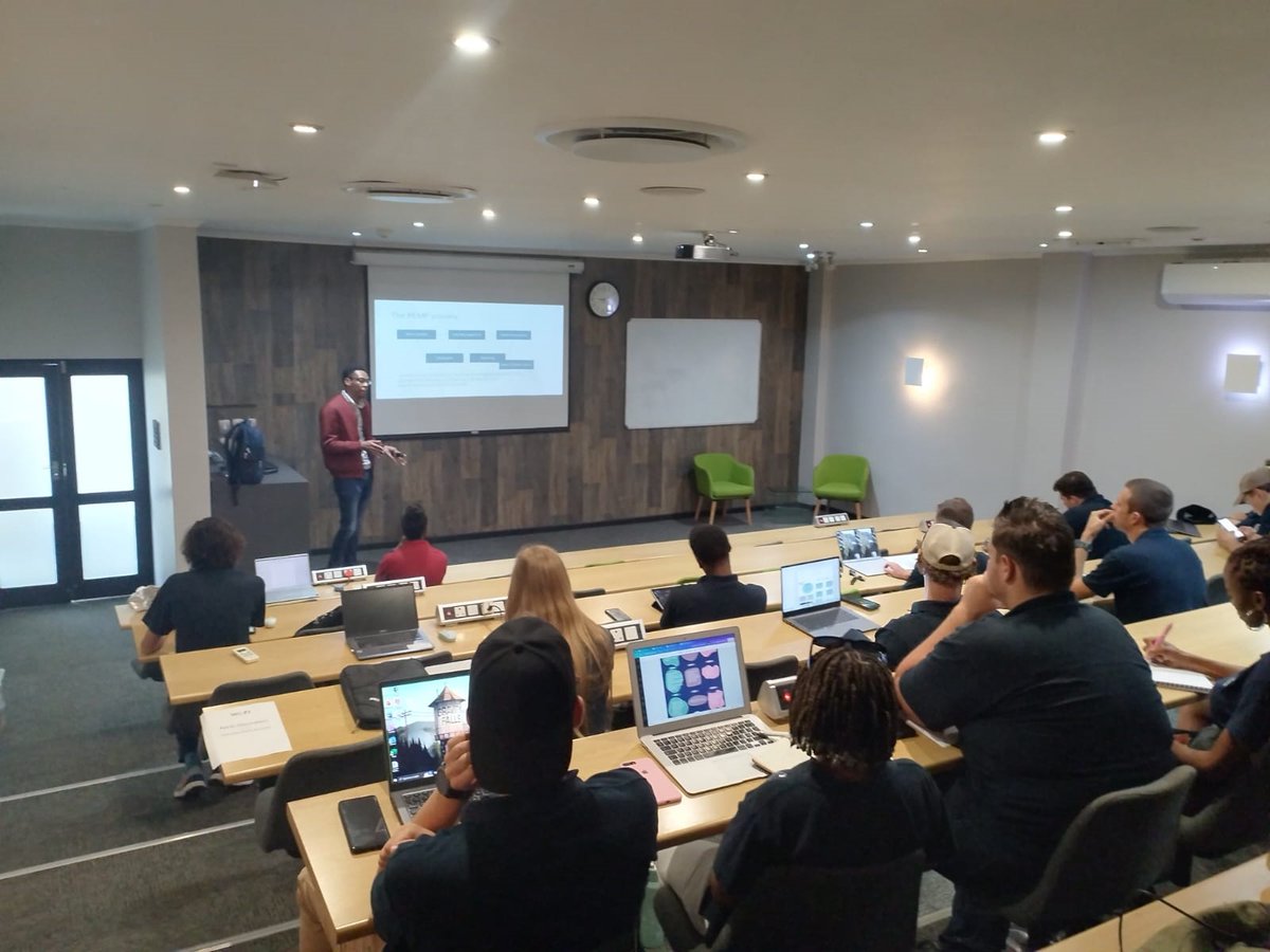 It was a great time conducting a lecture on Citizens Science State of the Rivers (SoR) and MiniSASS demonstration session with students at Stenden , South Africa #stateoftheriver #waterquality #biomonitoring #citezenscience