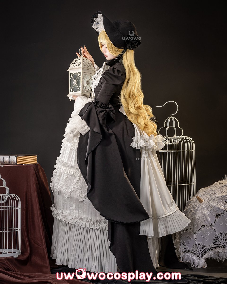 Victorique: where intellect meets the intrigue of the Gothic Lolita. 🕵️‍♀️🎀 This costume is available for pre-order on our web now! uwowocosplay.com/products/uwowo… #UwowoCosplay #cosplay #lolita