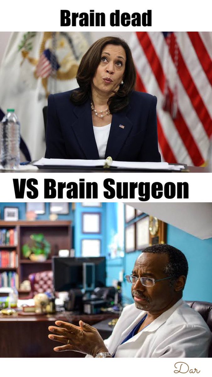 So 🧐 if Trump picks Dr. Ben Carson to be his VP 👏 and Dr. Ben debated Kamala 🤡 it would be 👇 I’d pay to watch that debate 😏 👊