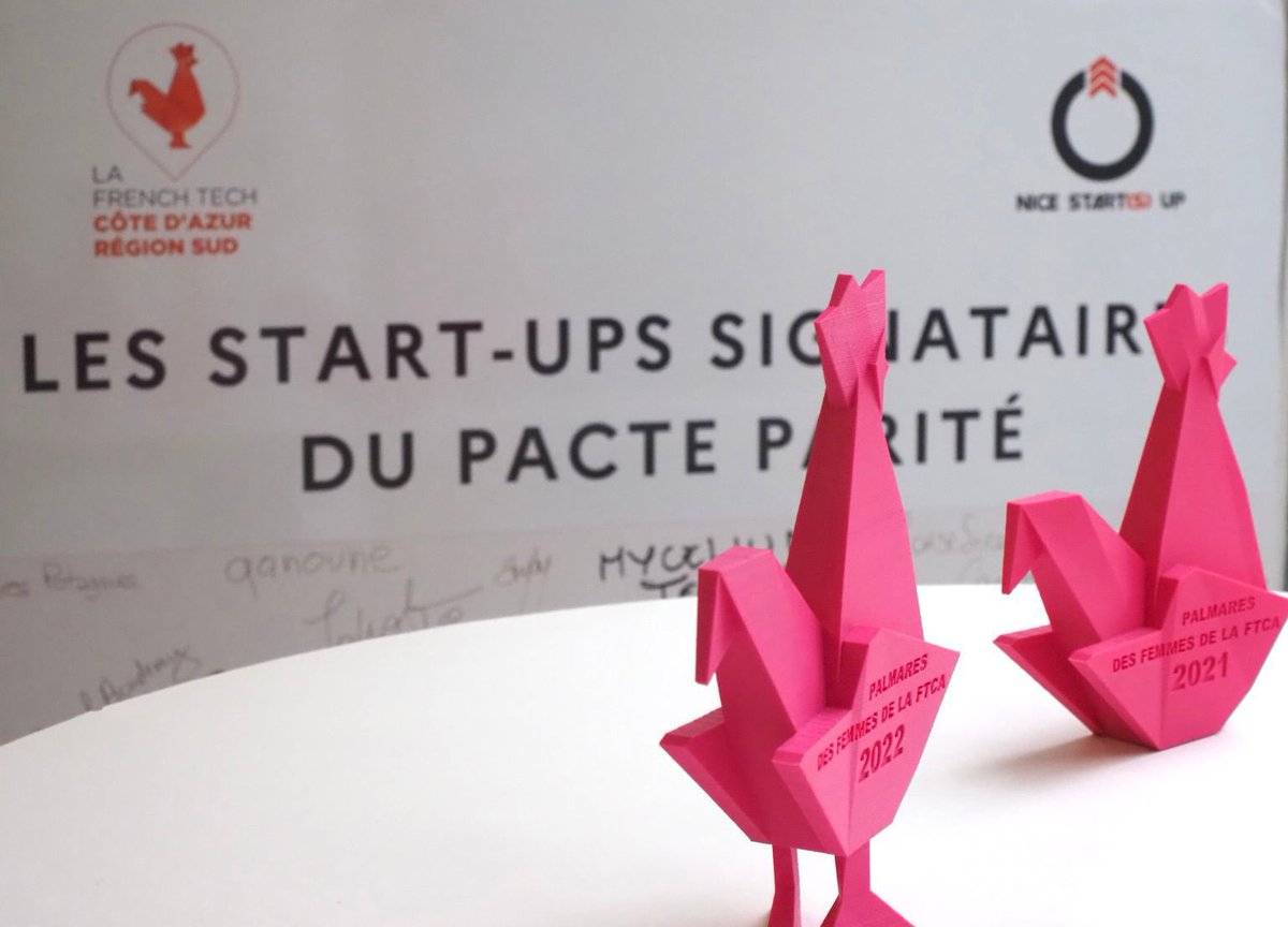 Rencontre avec Elodie Bondi et Betty Seroussi co-Présidentes de la @FrenchTechCdA à #Nice06. 350 start-up azuréennes portent une ambition forte pour notre territoire. Avec le Département @AlpesMaritimes nous accompagnons à travers l’#IA ces innovations technologiques.