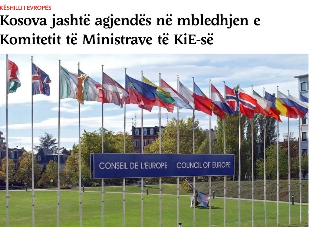 Can one of the Ministers of the Committee of Ministers of the @coe tell the public which principles of the CoE violate #Kosovo? - Nope! They don't even answer the press's questions about it. Why not? Because they may not exist? koha.net/arberi/419452/…