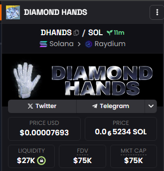 alston_token's tweet photo. Innovative idea, solid team and promising project. $DHANDS

DEX IS UPDATED, LOOK AT YOUR HANDS, THEY'RE DIAMOND ARENT THEY?

2kBzHjLgm9rwrbZikLk1dkx1Bt56Spc4cjdYH8Hh89Em https://t.co/hCbowYCjgH