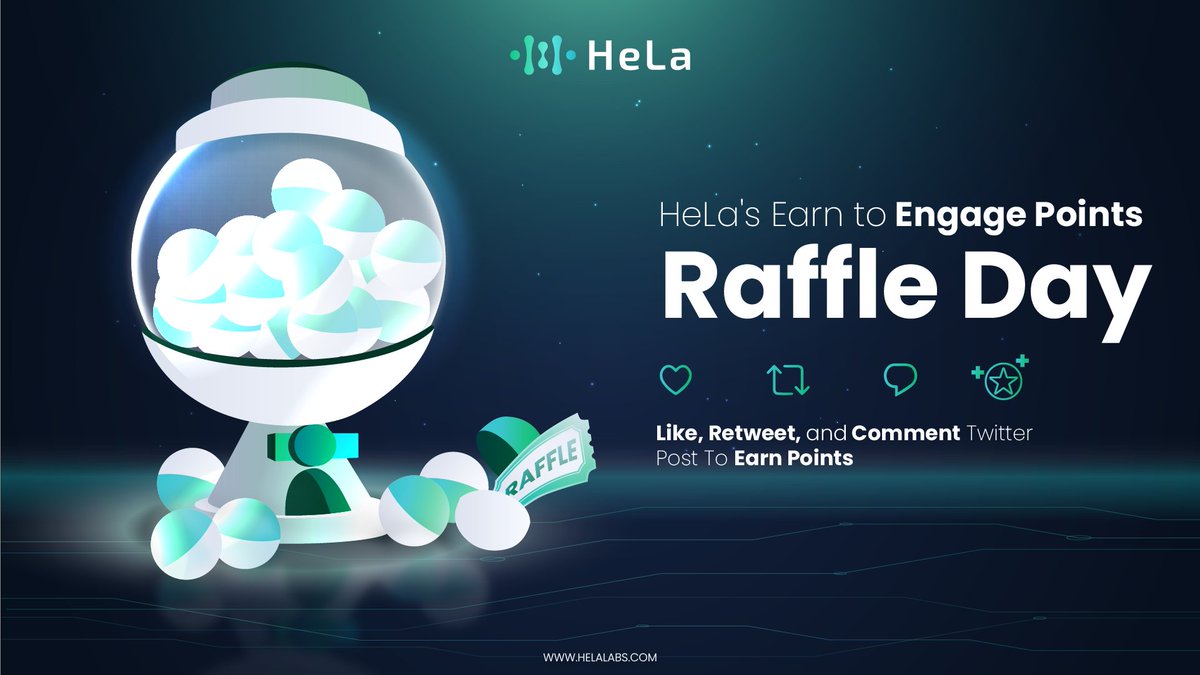 HeLa Monday Raffle! 🔵25 points= 1 Raffle Entry Prize: 25 HLUSD Winners: 2 winners 🗓 Event Timeline: Starts: May 13, 2024 6:30 PM SGT Ends: May 15, 2024 6:30 PM SGT Gather your points, enter this raffle, and kickstart your chances in this new points cycle! Looking for