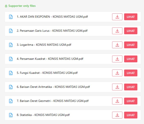 😱 Materi Matematika Dasar (Matdas) UM UGM Ternyata lebih banyak ya daripada yang di UTBK, terus mulai latihan soal dari mana dong?😭

✓ Untuk kalian yg mau ikut UM UGM dan bingung latsol matdas, bisa mulai dari sini.

— A THREAD