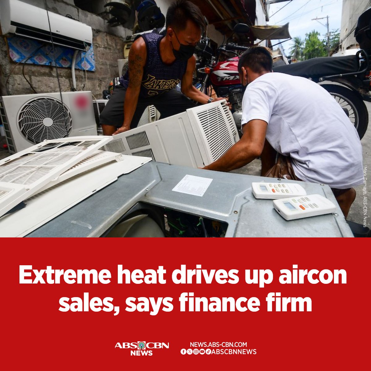 As the Philippines swelters under extreme heat, air conditioners have become a hot commodity.

Full story: news.abs-cbn.com/business/2024/…