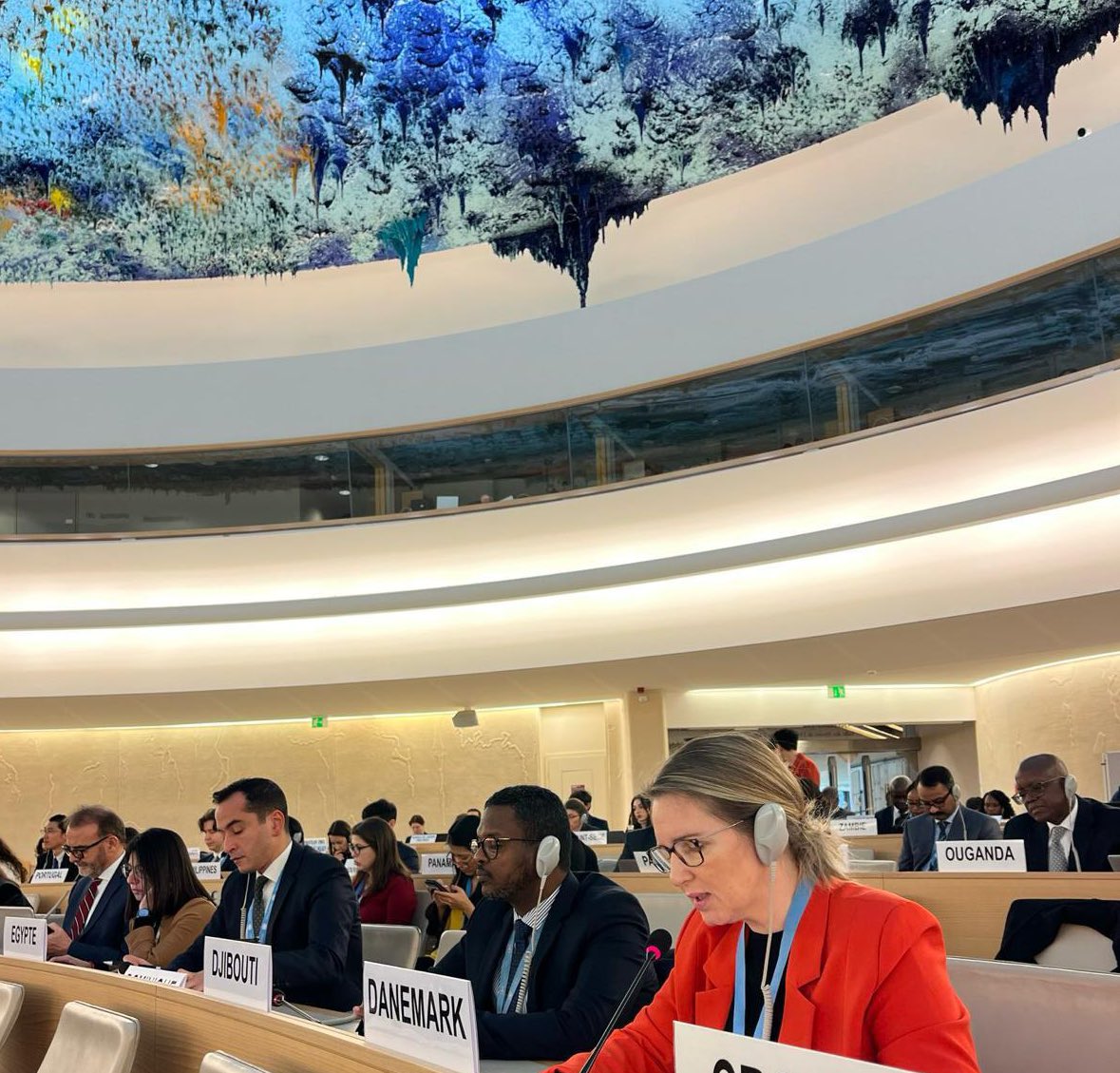 Denmark remains strongly committed to upholding the rights to freedom of opinion, expression, peaceful assembly & association🗣️ This is why we delivered concrete recommendations on these issues to 🇻🇳🇪🇷🇩🇴 & 🇰🇭 at #UPR46 Find all our recommendations here 👉fngeneve.um.dk/en/news