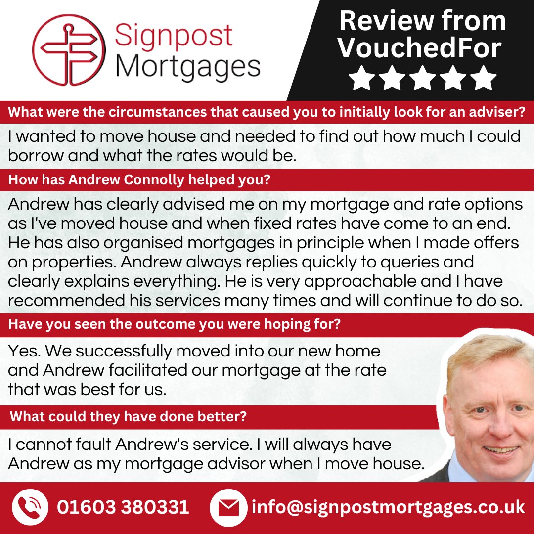 Moving house can be daunting, but with Singpost by your side, it becomes a breeze. 

Take a look at these kind words we received from one of our long-term clients. 

Thank you for sharing your experience!

#mortgages #mortgage #mortgagebrokers #mortgagebroker #norfolk #norwich
