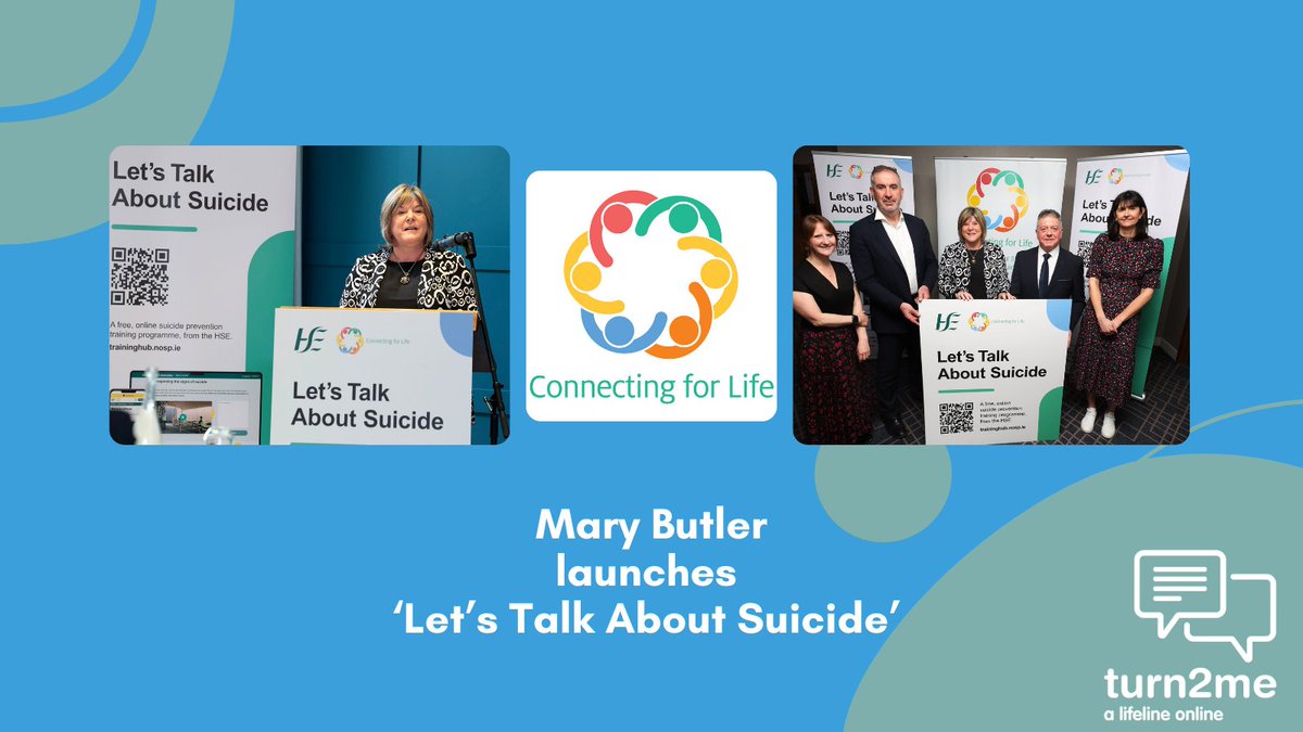 Delighted to be in attendance for the launch of 'Let’s Talk About Suicide,' a new online training by @HSELive @NOSPIreland launched by @MaryButlerTD It equips individuals with the knowledge and confidence to address suicide concerns: traininghub.nosp.ie
