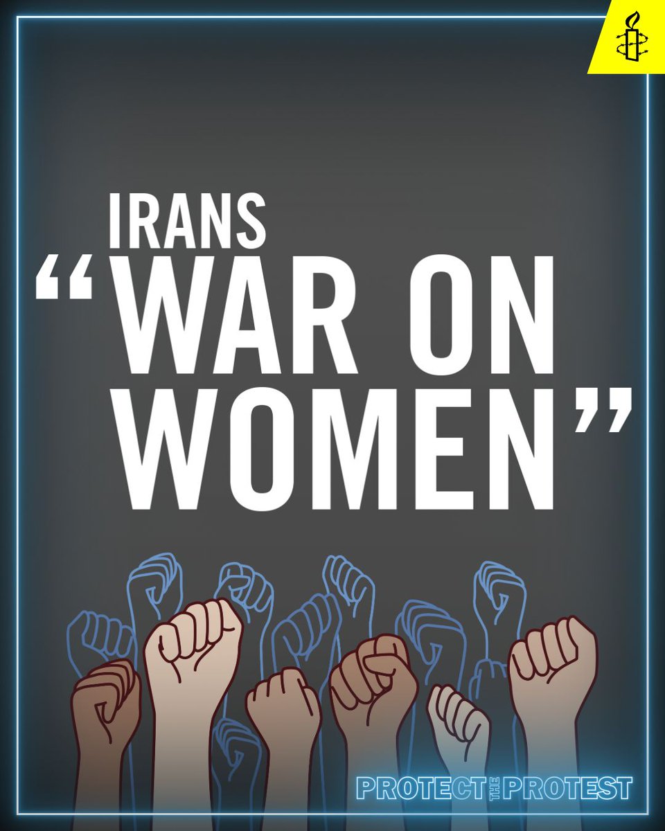 Die iranischen Behörden führen Krieg gegen die Frauen der 'Frau, Leben, Freiheit'-Bewegung. Sie bestrafen die, die sich nicht verschleiern. Seit April gehen die Sicherheitskräfte noch schärfer vor. Setz dich hier für Frauen und Mädchen im #Iran ein! 👇amnesty.de/mitmachen/urge…