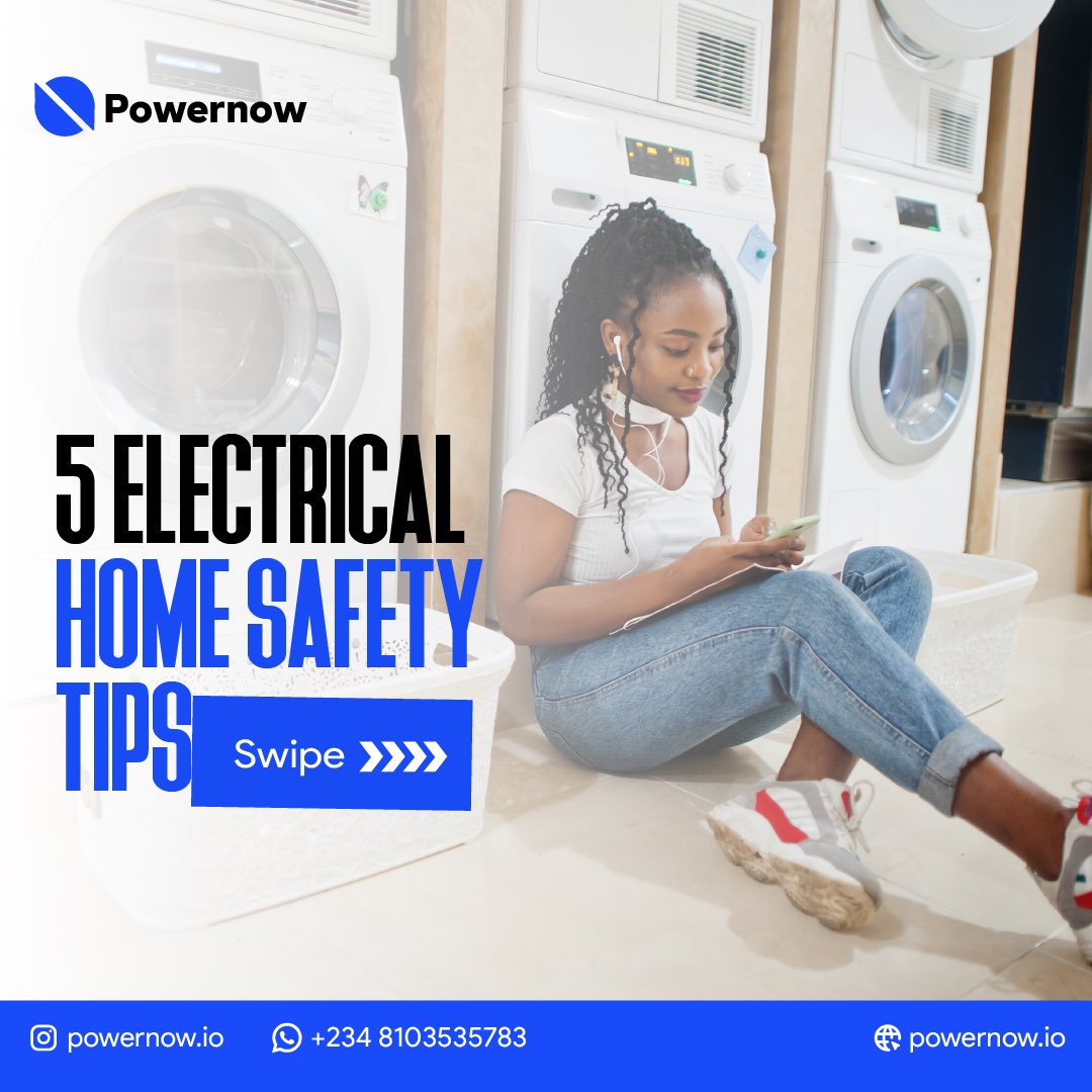 Test your electrical safety IQ! 

Can you identify common electrical hazards hiding in your home? Learn 5 simple tips to ensure a safe and secure electrical environment.
Stay safe and avoid unnecessary risks.
. 
.
.
.
#Inverter #solarpanels

A thread 🧵