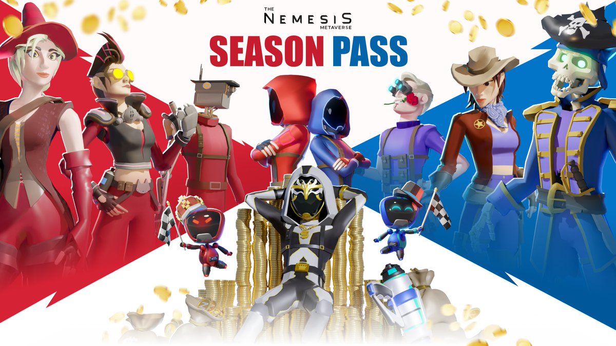 The battle lines are drawn in our next #SeasonPass: Blue 🆚 Red.

Every player must declare their loyalty, but choose wisely... 🤐

#TheNemesis #Gaming #TNC