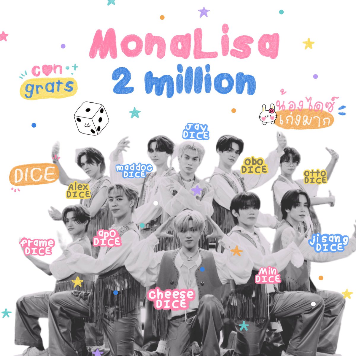 Congrats 2million ' Mona Lisa ' 🎲♡♡

#DICE_MonaLisa2M 
#DICE_SONRAY