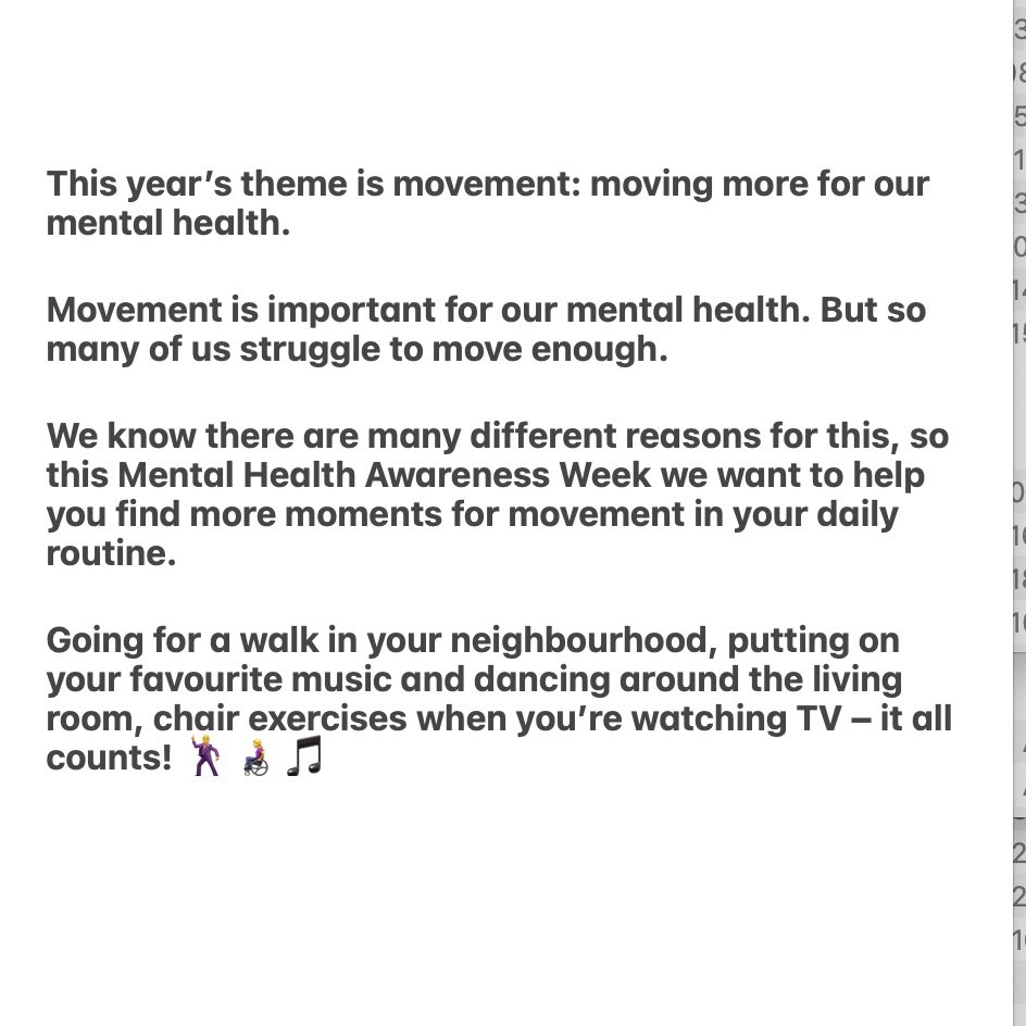 It’s Mental Health Awareness Week! 💜 📢 Share what you get up to this week using #MomentsForMovement! #MentalHealthAwarenessWeek #MHAW